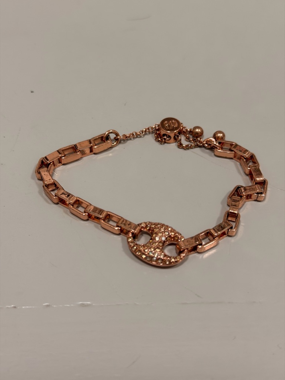 Bomb Party NWOT! Rose Gold Crystal Stackable Bracelet Set - Picture 10 of 13